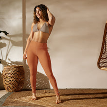 Effortless Movement: Women's Solid Color Yoga Pants - Raw Sienna Exclusive Leggings Solid Color Tights Womens