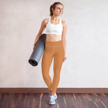 Effortless Movement: Women's Solid Color Yoga Pants - Raw Sienna Exclusive Leggings Solid Color Tights Womens