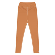 Effortless Movement: Women's Solid Color Yoga Pants - Raw Sienna Exclusive Leggings Solid Color Tights Womens