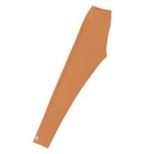 Effortless Movement: Women's Solid Color Yoga Pants - Raw Sienna Exclusive Leggings Solid Color Tights Womens