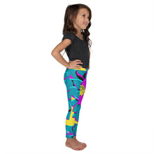 Elevate Your Girl's Active Style with Pop Art Inspired Yoga Pants 001 Dahlia Exclusive Girls Leggings