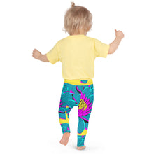 Elevate Your Girl's Active Style with Pop Art Inspired Yoga Pants 001 Dahlia Exclusive Girls Leggings