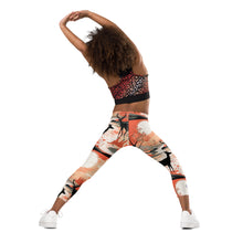 Embrace Nature's Beauty with Girls' Deer Forest Yoga Pants Deer Forest Exclusive Girls Kids Leggings