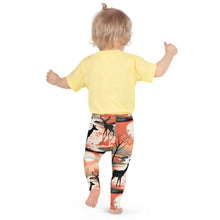 Embrace Nature's Beauty with Girls' Deer Forest Yoga Pants Deer Forest Exclusive Girls Kids Leggings
