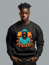 Embrace the Eerie with Halloween Skeleton Man Sweatshirts 001 Autumn wardrobe Chic Halloween looks Cozy comfort Eerie style Exclusive Fall fashion trends Fashion for spooky season Halloween Halloween apparel Halloween fashion Halloween party wear Halloween wardrobe Haunting designs Haunting elegance Macabre aesthetics Mystical fashion Seasonal attire Skeleton-themed sweatshirts Spooky outfits Statement sweatshirts Trendy apparel Versatile clothing