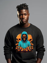 Embrace the Eerie with Halloween Skeleton Man Sweatshirts 001 Autumn wardrobe Chic Halloween looks Cozy comfort Eerie style Exclusive Fall fashion trends Fashion for spooky season Halloween Halloween apparel Halloween fashion Halloween party wear Halloween wardrobe Haunting designs Haunting elegance Macabre aesthetics Mystical fashion Seasonal attire Skeleton-themed sweatshirts Spooky outfits Statement sweatshirts Trendy apparel Versatile clothing