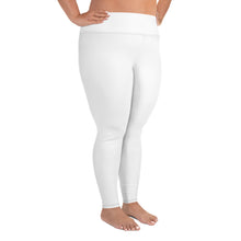 Empower Your Curves: Women's Plus Size Workout Leggings - Snow Exclusive Leggings Plus Size Solid Color Tights Womens