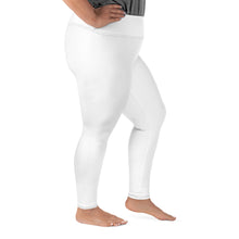 Empower Your Curves: Women's Plus Size Workout Leggings - Snow Exclusive Leggings Plus Size Solid Color Tights Womens