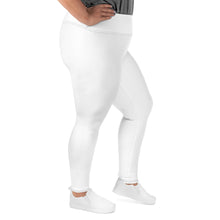 Empower Your Curves: Women's Plus Size Workout Leggings - Snow Exclusive Leggings Plus Size Solid Color Tights Womens