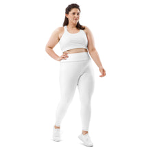 Empower Your Curves: Women's Plus Size Workout Leggings - Snow Exclusive Leggings Plus Size Solid Color Tights Womens