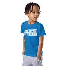 Everyday Active Gear: Boy's Short Sleeve Jiu-Jitsu Rash Guard - Azul Boys Exclusive Jiu-Jitsu Kids Rash Guard Short Sleeve