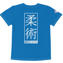 Everyday Active Gear: Boy's Short Sleeve Jiu-Jitsu Rash Guard - Azul Boys Exclusive Jiu-Jitsu Kids Rash Guard Short Sleeve