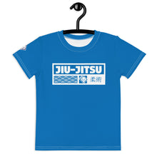Everyday Active Gear: Girl's Short Sleeve Jiu-Jitsu Rash Guard - Azul Boys Exclusive Girls Jiu-Jitsu Kids Rash Guard Short Sleeve