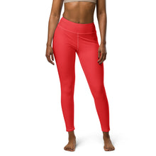 Everyday Comfort: Women's Solid Color Yoga Pants Leggings - Scarlet Exclusive Leggings Solid Color Tights Womens