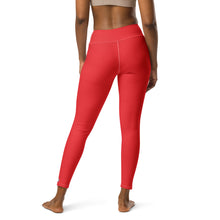 Everyday Comfort: Women's Solid Color Yoga Pants Leggings - Scarlet Exclusive Leggings Solid Color Tights Womens