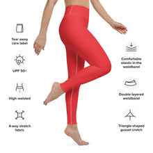 Everyday Comfort: Women's Solid Color Yoga Pants Leggings - Scarlet Exclusive Leggings Solid Color Tights Womens