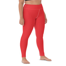 Everyday Comfort: Women's Solid Color Yoga Pants Leggings - Scarlet Exclusive Leggings Solid Color Tights Womens