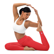 Everyday Comfort: Women's Solid Color Yoga Pants Leggings - Scarlet Exclusive Leggings Solid Color Tights Womens