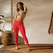 Everyday Comfort: Women's Solid Color Yoga Pants Leggings - Scarlet Exclusive Leggings Solid Color Tights Womens