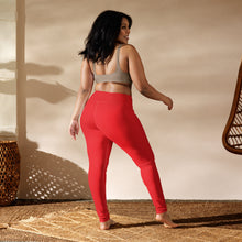 Everyday Comfort: Women's Solid Color Yoga Pants Leggings - Scarlet Exclusive Leggings Solid Color Tights Womens