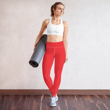 Everyday Comfort: Women's Solid Color Yoga Pants Leggings - Scarlet Exclusive Leggings Solid Color Tights Womens