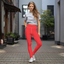 Everyday Comfort: Women's Solid Color Yoga Pants Leggings - Scarlet Exclusive Leggings Solid Color Tights Womens