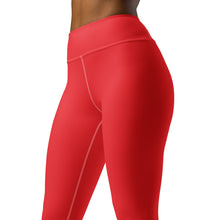 Everyday Comfort: Women's Solid Color Yoga Pants Leggings - Scarlet Exclusive Leggings Solid Color Tights Womens