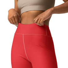 Everyday Comfort: Women's Solid Color Yoga Pants Leggings - Scarlet Exclusive Leggings Solid Color Tights Womens