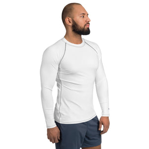 Everyday Cool: Solid Color Rash Guard for Men - Snow Exclusive Long Sleeve Mens Rash Guard Solid Color Swimwear