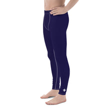 Everyday Essentials: Solid Color Leggings for Him - Midnight Blue Exclusive Leggings Mens Pants Solid Color trousers
