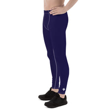 Everyday Essentials: Solid Color Leggings for Him - Midnight Blue Exclusive Leggings Mens Pants Solid Color trousers