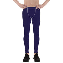 Everyday Essentials: Solid Color Leggings for Him - Midnight Blue Exclusive Leggings Mens Pants Solid Color trousers