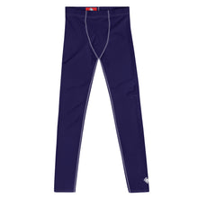 Everyday Essentials: Solid Color Leggings for Him - Midnight Blue Exclusive Leggings Mens Pants Solid Color trousers