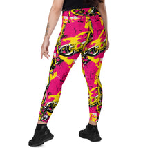 Fashionable Functionality: Women's Golden Chains 001 Mile After Mile Running Leggings with Pockets Exclusive Leggings Running Tights Womens