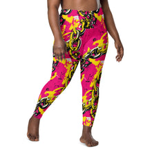 Fashionable Functionality: Women's Golden Chains 001 Mile After Mile Running Leggings with Pockets Exclusive Leggings Running Tights Womens