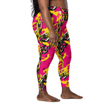 Fashionable Functionality: Women's Golden Chains 001 Mile After Mile Running Leggings with Pockets Exclusive Leggings Running Tights Womens