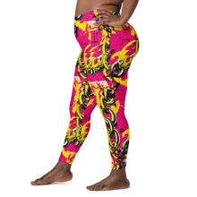 Fashionable Functionality: Women's Golden Chains 001 Mile After Mile Running Leggings with Pockets Exclusive Leggings Running Tights Womens