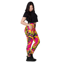 Fashionable Functionality: Women's Golden Chains 001 Mile After Mile Running Leggings with Pockets Exclusive Leggings Running Tights Womens