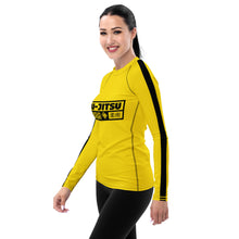 Fierce Femme Fatale: Women's Long Sleeve Kill Bill Bruce Lee BJJ Rash Guard - Jiu-Jitsu 028 Bruce Lee Exclusive Jiu-Jitsu Long Sleeve Rash Guard Womens