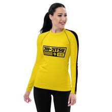 Fierce Femme Fatale: Women's Long Sleeve Kill Bill Bruce Lee BJJ Rash Guard - Jiu-Jitsu 028 Bruce Lee Exclusive Jiu-Jitsu Long Sleeve Rash Guard Womens
