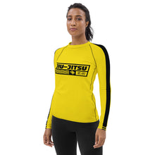Fierce Femme Fatale: Women's Long Sleeve Kill Bill Bruce Lee BJJ Rash Guard - Jiu-Jitsu 028 Bruce Lee Exclusive Jiu-Jitsu Long Sleeve Rash Guard Womens