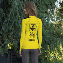 Fierce Femme Fatale: Women's Long Sleeve Kill Bill Bruce Lee BJJ Rash Guard - Jiu-Jitsu 028 Bruce Lee Exclusive Jiu-Jitsu Long Sleeve Rash Guard Womens