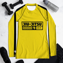 Fierce Femme Fatale: Women's Long Sleeve Kill Bill Bruce Lee BJJ Rash Guard - Jiu-Jitsu 028 Bruce Lee Exclusive Jiu-Jitsu Long Sleeve Rash Guard Womens
