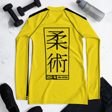 Fierce Femme Fatale: Women's Long Sleeve Kill Bill Bruce Lee BJJ Rash Guard - Jiu-Jitsu 028 Bruce Lee Exclusive Jiu-Jitsu Long Sleeve Rash Guard Womens