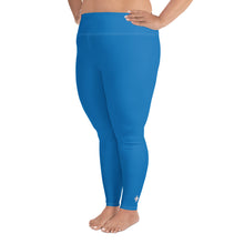 Flawless Fitness: Women's Plus Size Workout Leggings - Azul Exclusive Leggings Plus Size Solid Color Tights Womens