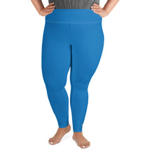 Flawless Fitness: Women's Plus Size Workout Leggings - Azul Exclusive Leggings Plus Size Solid Color Tights Womens