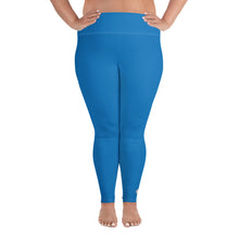 Flawless Fitness: Women's Plus Size Workout Leggings - Azul Exclusive Leggings Plus Size Solid Color Tights Womens