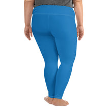 Flawless Fitness: Women's Plus Size Workout Leggings - Azul Exclusive Leggings Plus Size Solid Color Tights Womens