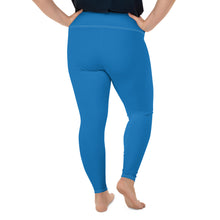 Flawless Fitness: Women's Plus Size Workout Leggings - Azul Exclusive Leggings Plus Size Solid Color Tights Womens