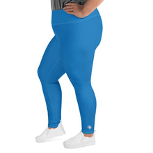 Flawless Fitness: Women's Plus Size Workout Leggings - Azul Exclusive Leggings Plus Size Solid Color Tights Womens